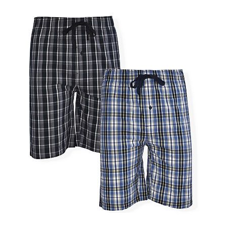 Photo 1 of Hanes Stretch Lounge Mens 2-pc. Pajama Shorts, X-large, Blue