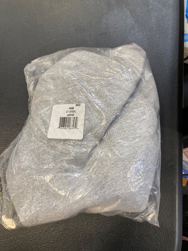 Photo 1 of Hanes TAGLESS 6.1 Long Sleeve T-Shirt (Light Steel, Large)