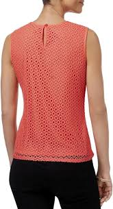 Photo 1 of Liz claiborne Peach Cutout Sleeveless Top Size xxL