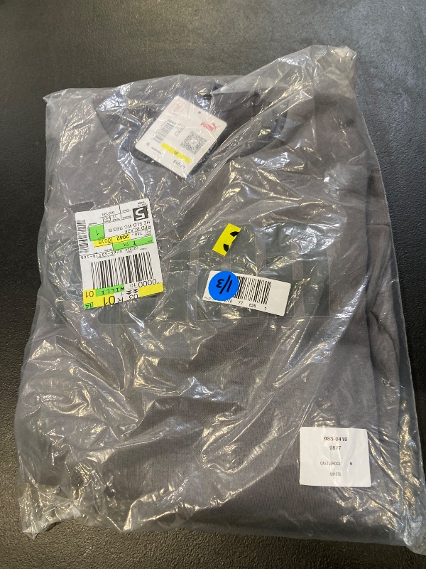 Photo 1 of Puma Color Block Logo Pullover Hoodie ( size medium ) 