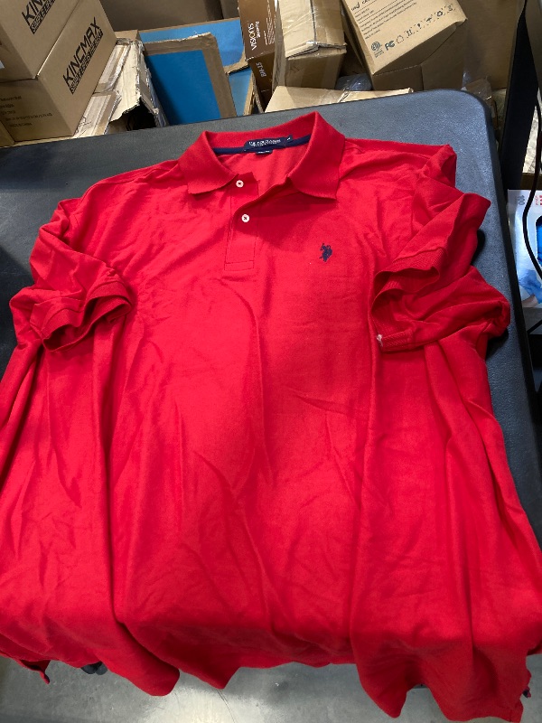 Photo 1 of US Polo Assn Luxury Polo Shirt Adult Men 4XL Red