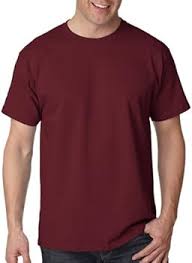 Photo 1 of Hanes Short Sleeve Beefy-T T-Shirts, Maroon ( size 3xl ) 