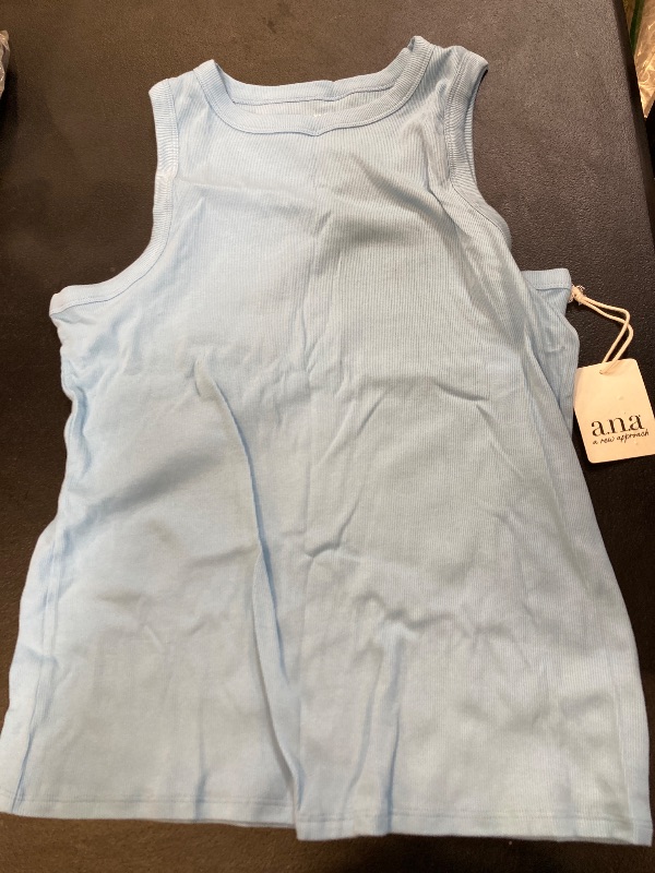 Photo 1 of a.n.a Ribbed Womens U Neck Sleeveless Tank Top ( size PXL ) 