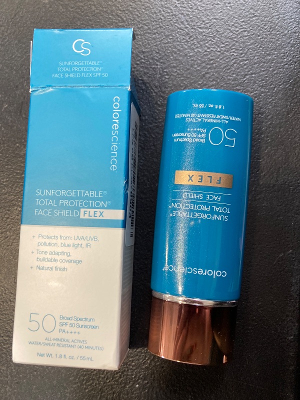 Photo 1 of Colorescience Total Protection Face Shield Flex SPF 50, Zinc Oxide Formula, Medium, 1.8 fl. oz.
