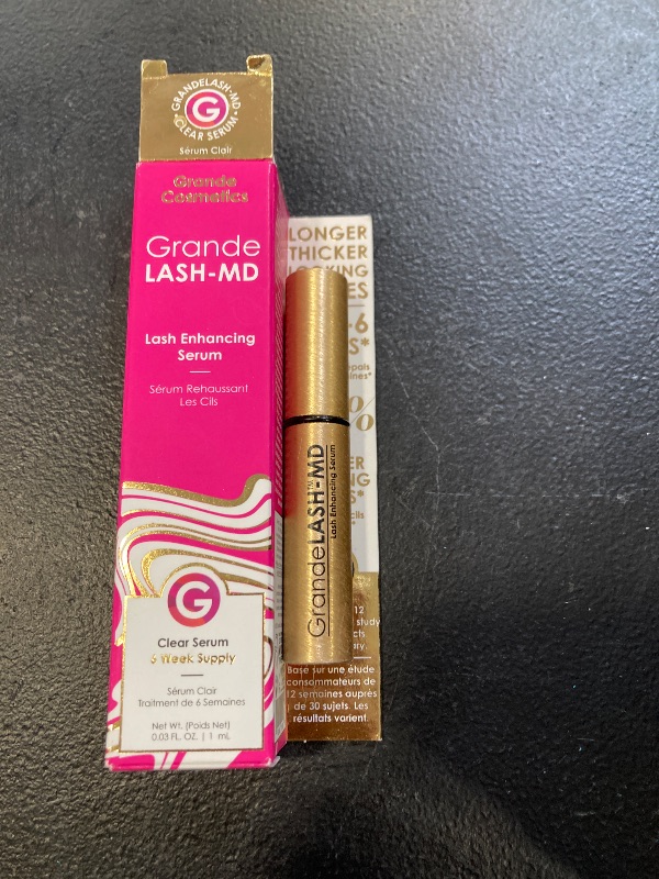 Photo 1 of Grande Cosmetics GrandeLASH-MD Lash Enhancing Serum, 1 ml - 6-week starter supply