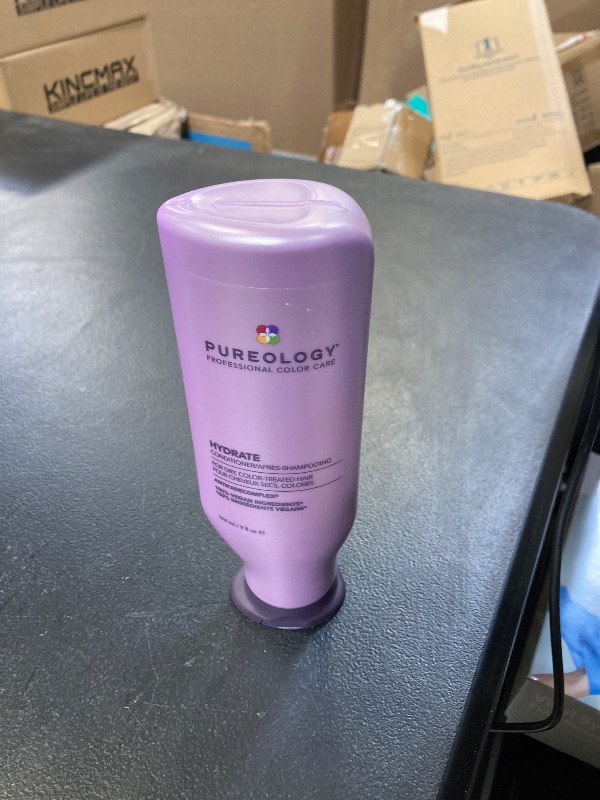 Photo 1 of Pureology Hydrate Moisturizing Conditioner | Softens and Deeply Hydrates Dry Hair | For Medium to Thick Color Treated or Natural Hair | Sulfate Free Conditioner | Vegan