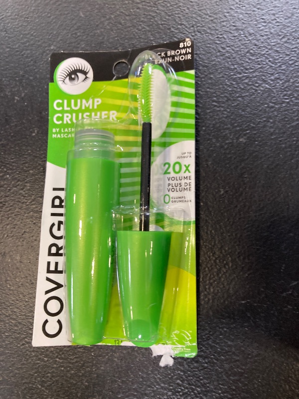 Photo 1 of COVERGIRL - Clump Crusher by Lash Blast Mascara, 20X More Volume, Double Sided Brush, Long-Lasting Wear, 100% Cruelty-Free
