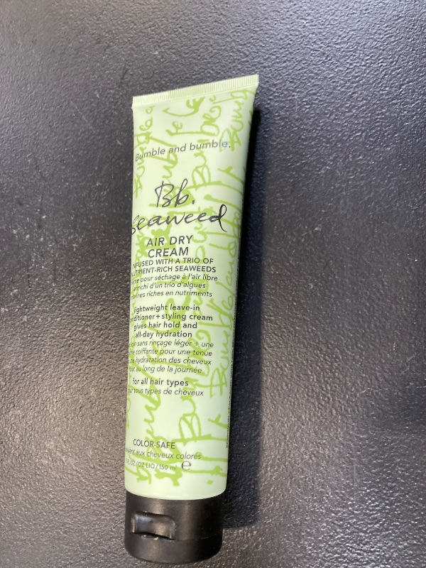Photo 1 of Bumble and bumble. Seaweed Nourishing Air Dry Styling Cream | Leave-In Conditioner | Hydrating, Anti Frizz, Soft Hold, Color Safe | Curly, Wavy, Straight, 5 Fl Oz