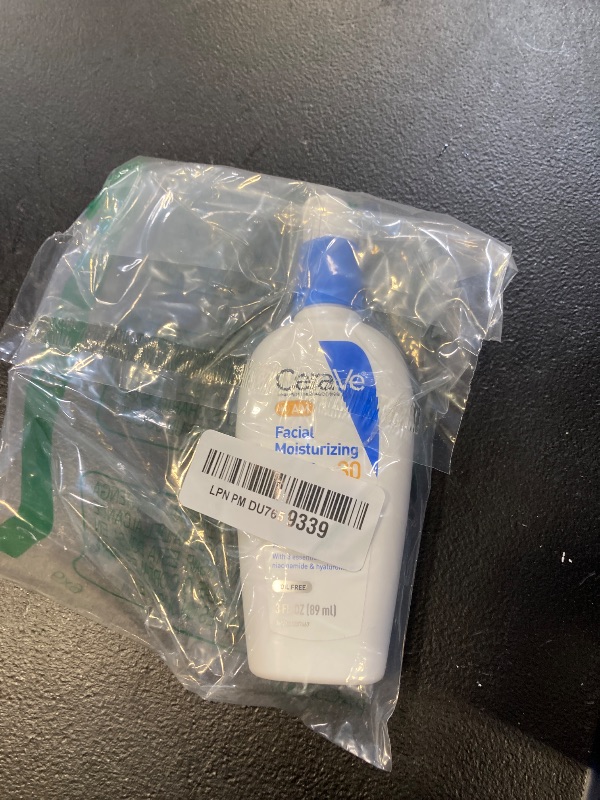 Photo 1 of CeraVe AM Facial Moisturizing Lotion with SPF 30, Oil-Free Face Moisturizer with SPF, Formulated with Hyaluronic Acid, Niacinamide & Ceramides, Non-Comedogenic, Broad Spectrum Sunscreen, 3 Ounce exp- 12/2027