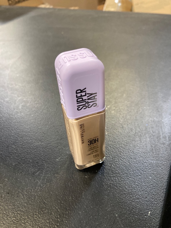 Photo 1 of Maybelline Super Stay Lumi-Matte Foundation, Lightweight and Buildable Full Coverage Foundation Makeup For Up To 30HR Wear, 125, 1 Count
