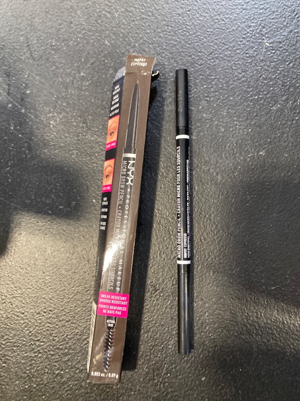 Photo 1 of NYX PROFESSIONAL MAKEUP Micro Brow Pencil, Precise Eyebrow Pencil - Espresso