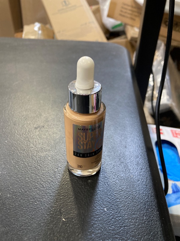 Photo 1 of Maybelline Super Stay Up to 24HR Skin Tint, Radiant Light-to-Medium Coverage Foundation, Makeup Infused With Vitamin C, 310, 1 Count