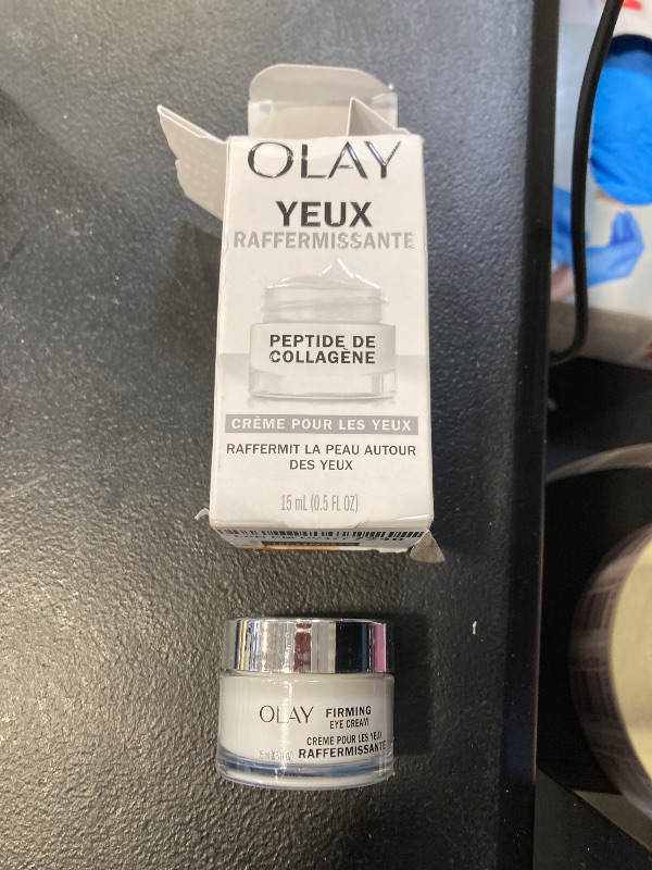 Photo 1 of Olay Firming Eye Cream, Fragrance-Free, Collagen Peptide - Firm Skin Around the Eyes, 0.5 Fl Oz