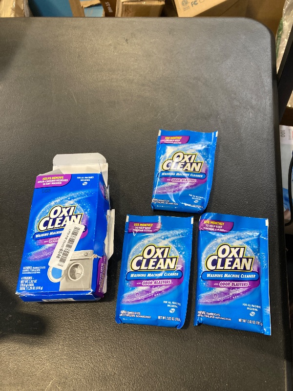 Photo 1 of OxiClean Washing Machine Cleaner with Odor Blasters, 3 Count