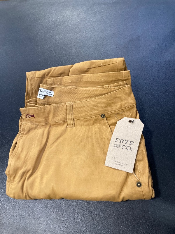 Photo 1 of Frye and Co. Mens Regular Fit Cargo Pant, 34 34, Brown
