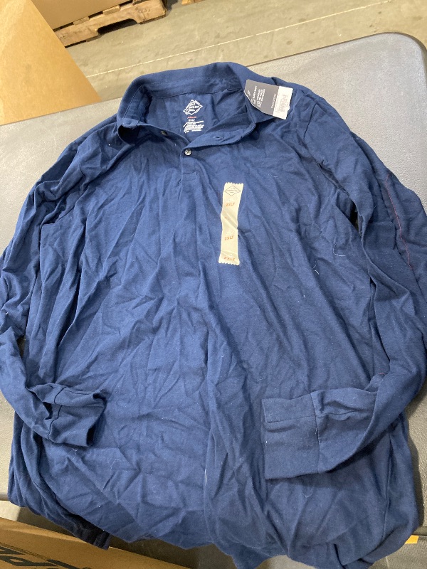 Photo 1 of 
St. John's Bay Super Soft Jersey Mens Classic Fit Long Sleeve Polo Shirt ( size 2xlT ) 

