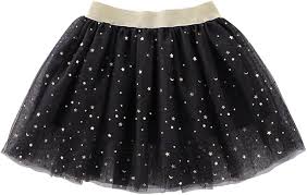 Photo 1 of OKIE DOKIE BLACK TUTU SKIRT WITH SILVER STARS BABY ONE SIZES