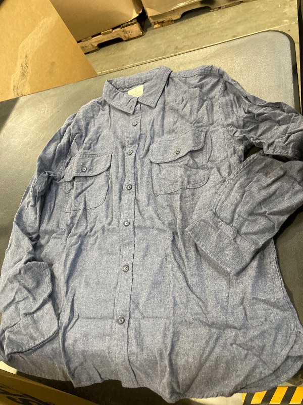 Photo 1 of mutual weave Regular Fit Long Sleeve Button-Down Shirt ( size large ) 