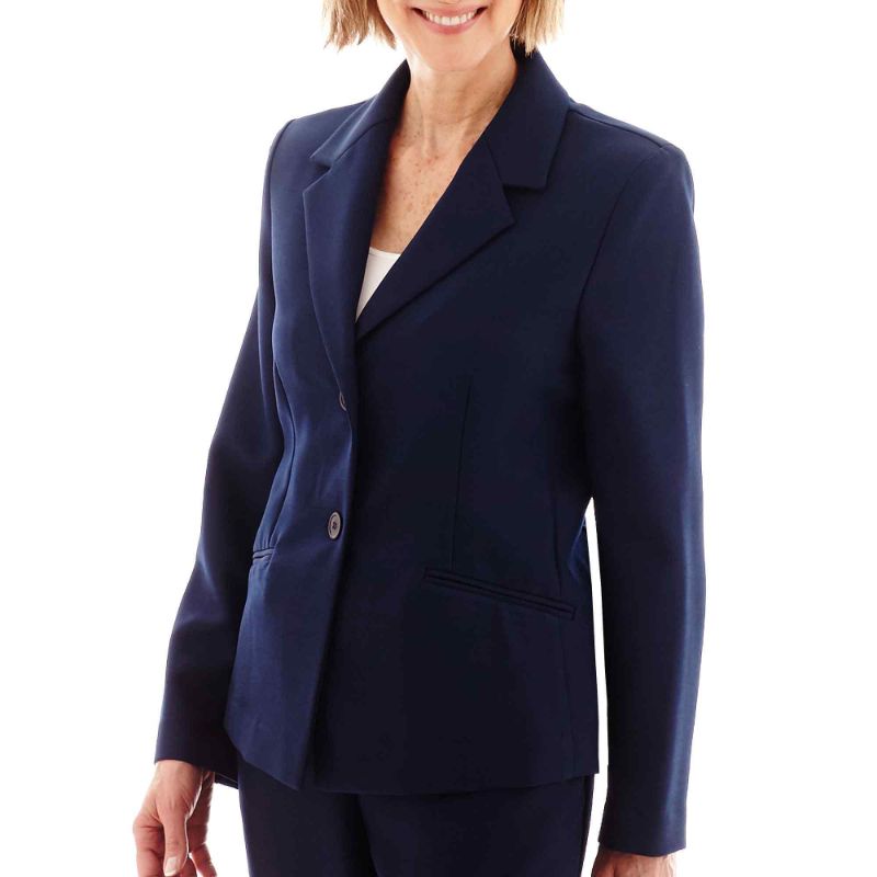 Photo 1 of Alfred Dunner Classics Womens Regular Fit Suit Jacket, 12, Blue