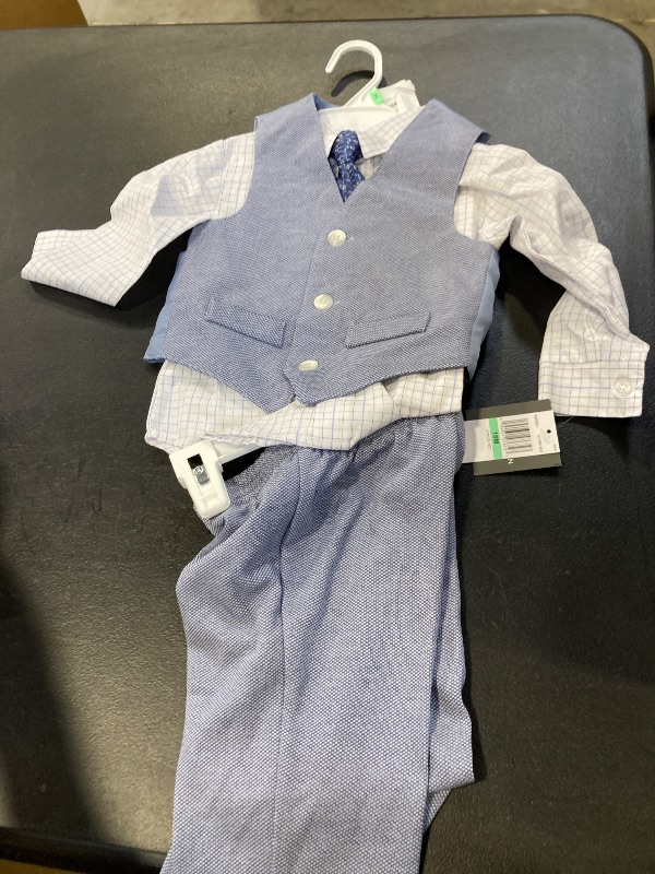 Photo 1 of Baby & Toddler Boy Van Heusen Vest, Shirt, Tie & Pants Set, Toddler Boy's, Size: 18 Months, Med Blue 