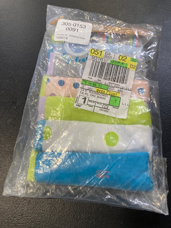Photo 1 of Thereabouts 7 Pack Bikini Panty ( 14.5 plus ) 