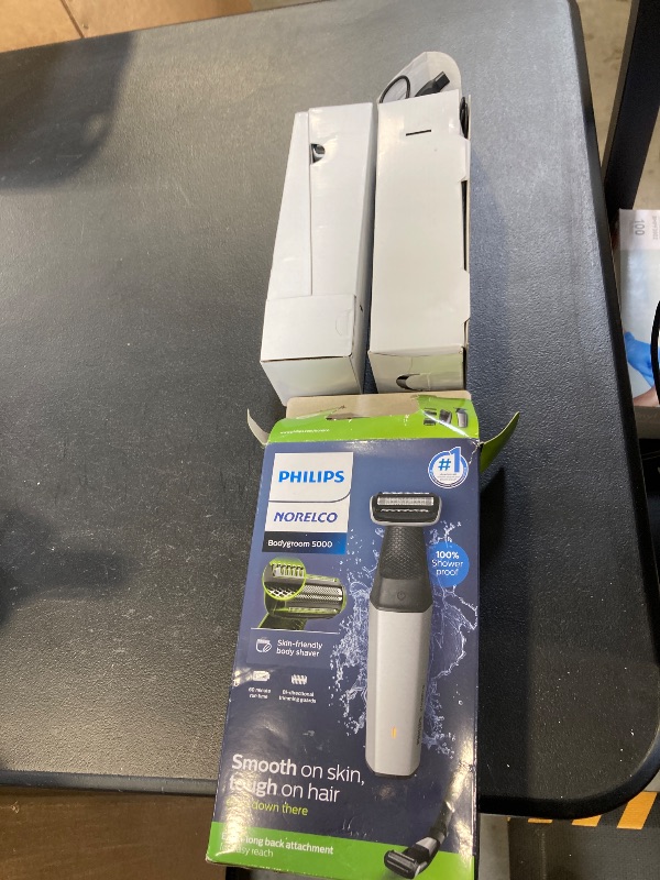 Photo 1 of Philips Bodygroom Series 5000, Showerproof Groin and Body Trimmer, Close and Comfortable Shave, Complete Body Grooming Including Back, 60 Min. Runtime, Model BG5025/40