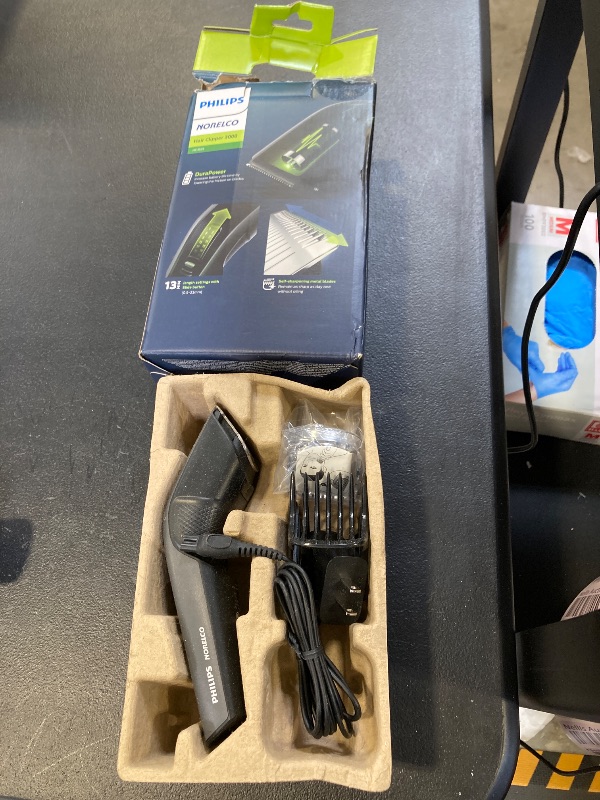 Photo 1 of Philips Norelco Hair Clipper 3000 Series, Hair and Beard Trimmer, Trim-and-Flow Technology, DualCut Technology, DuraPower, 13 Length Settings, 45 Min. Runtime, Zero Maintenance, HC3525/40