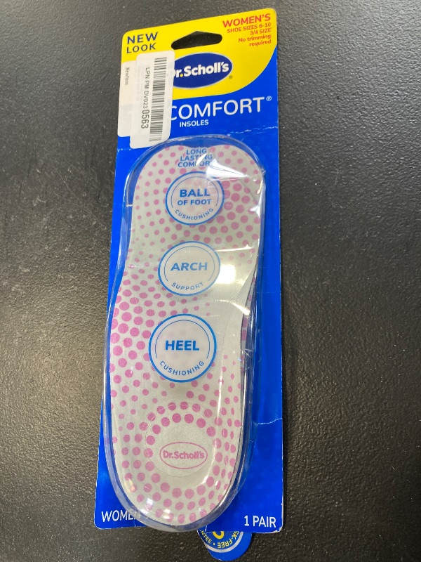 Photo 1 of Dr.Scholl's Comfort Tri-Comfort Insoles For Women US Size: 6-10