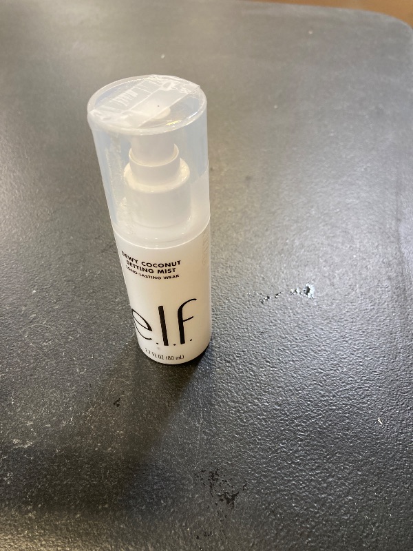 Photo 1 of e.l.f. Dewy Coconut Setting Mist, Makeup Setting Spray For Hydrating & Conditioning Skin, Infused With Green Tea, Vegan & Cruelty-Free, 2.7 Fl Oz