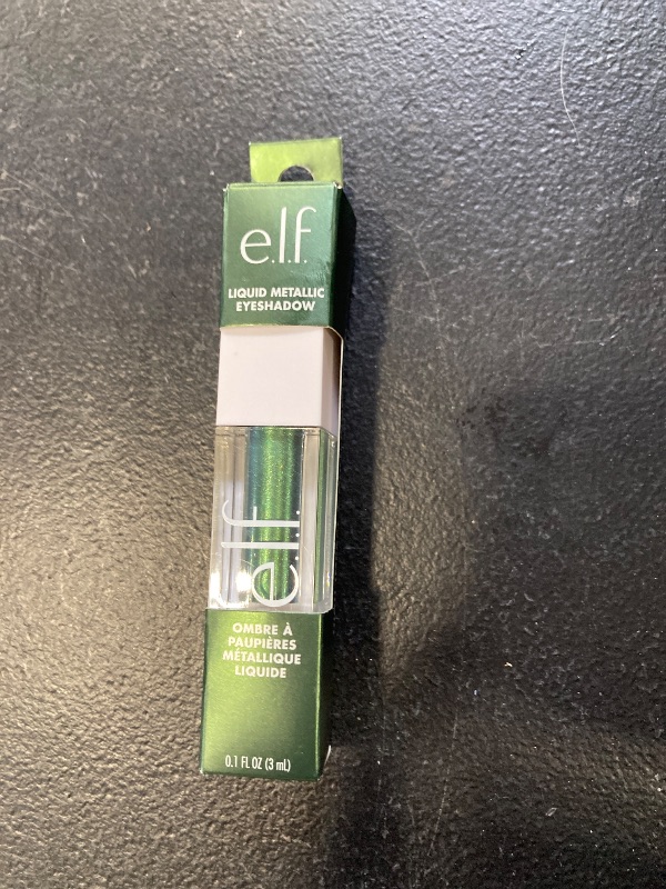 Photo 1 of e.l.f. Liquid Metallic Eyeshadow, Quick-Drying, Long-Lasting, Gel-Based Formula For One-Swipe Pigmented Coverage, Vegan & Cruelty-Free, Aurora