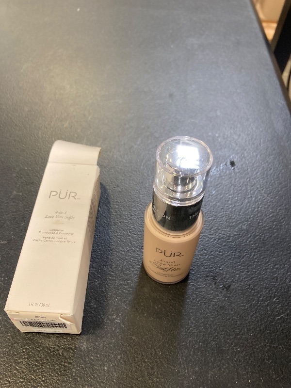 Photo 1 of PUR Beauty 4-in-1 Love Your Selfie Foundation & Concealer - Longwear Full Coverage Liquid Makeup Foundation with Hydrating Blend for Refined-Looking, Natural Beauty Glow, Skin Texture & Tone
