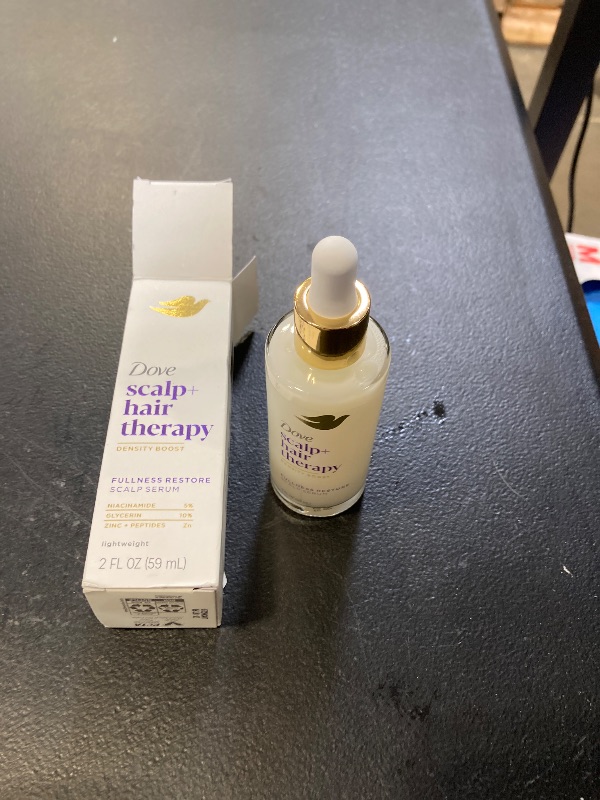 Photo 1 of Dove Scalp + Hair Therapy Density Boost Serum Fullness Restore Visibly Thicker Hair In As Soon As 30 Days, Hydrating & Fast-Absorbing, Instantly Relieves Dry Scalp 2 Fl oz