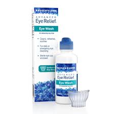 Photo 1 of Bausch & Lomb Advanced Eye Relief, Eye Wash Solution, Cleanses, Refreshes, and Soothes for Daily or Emergency Use, 4 Fl Oz