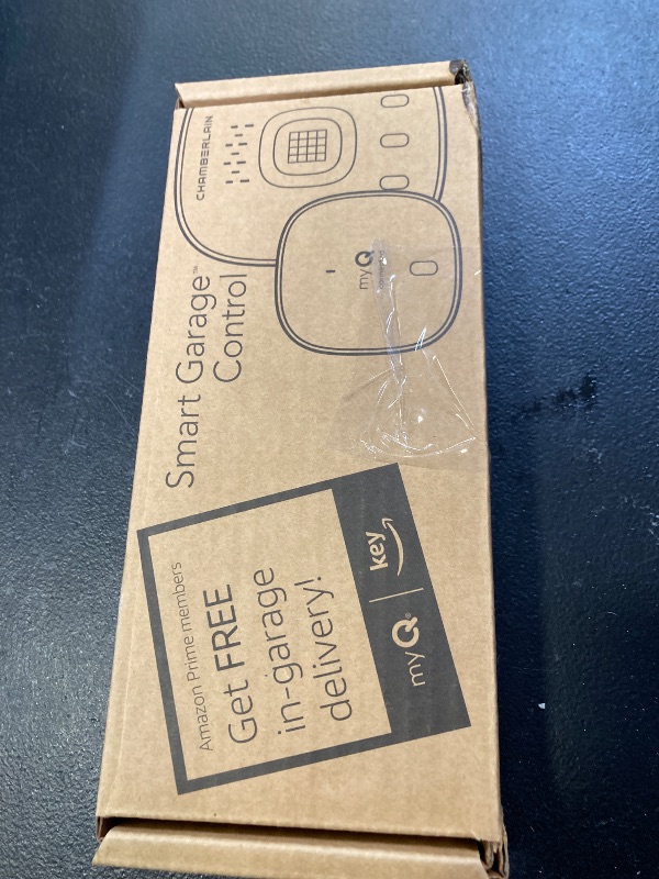 Photo 1 of CHAMBERLAIN Smart Garage Control - Wireless Garage Hub and Sensor with Wifi & Bluetooth - Smartphone Controlled, myQ-G0401-ES, White