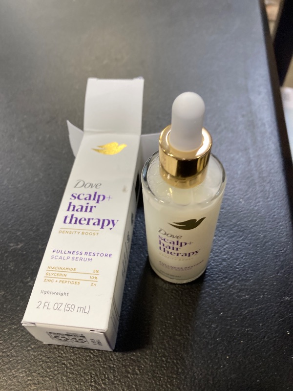 Photo 1 of Dove Scalp + Hair Therapy Density Boost Serum Fullness Restore Visibly Thicker Hair In As Soon As 30 Days, Hydrating & Fast-Absorbing, Instantly Relieves Dry Scalp 2 Fl oz