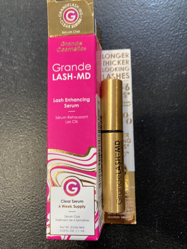 Photo 1 of Grande Cosmetics GrandeLASH-MD Lash Enhancing Serum, 1 ml - 6-week starter supply