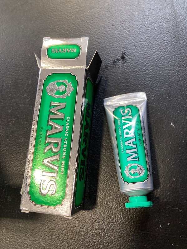 Photo 1 of Marvis Classic Strong Mint Toothpaste, 1.3 oz