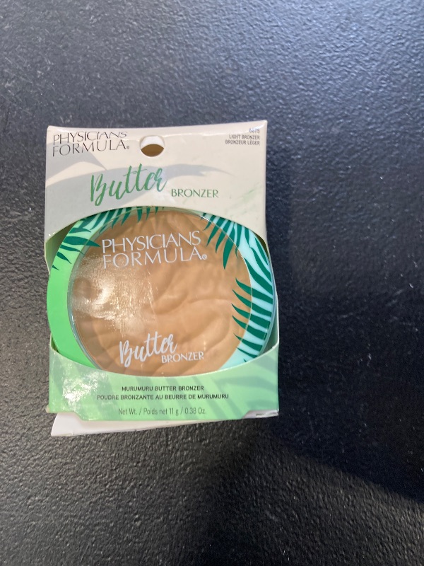 Photo 1 of Physicians Formula Murumuru Butter Bronzer, Moisturizing, Nourishing Murumuru Butter for Silky Glow, Dermatologist Tested, Hypoallergenic, Vegan & Cruelty-Free - Light Bronzer