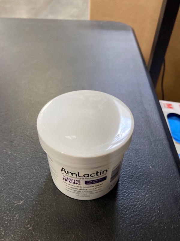 Photo 1 of AmLactin Crepe Firming Cream - 12 oz Body Cream with 15% Lactic Acid - Exfoliator and Moisturizer for Crepey, Dry Skin? (Packaging May Vary)