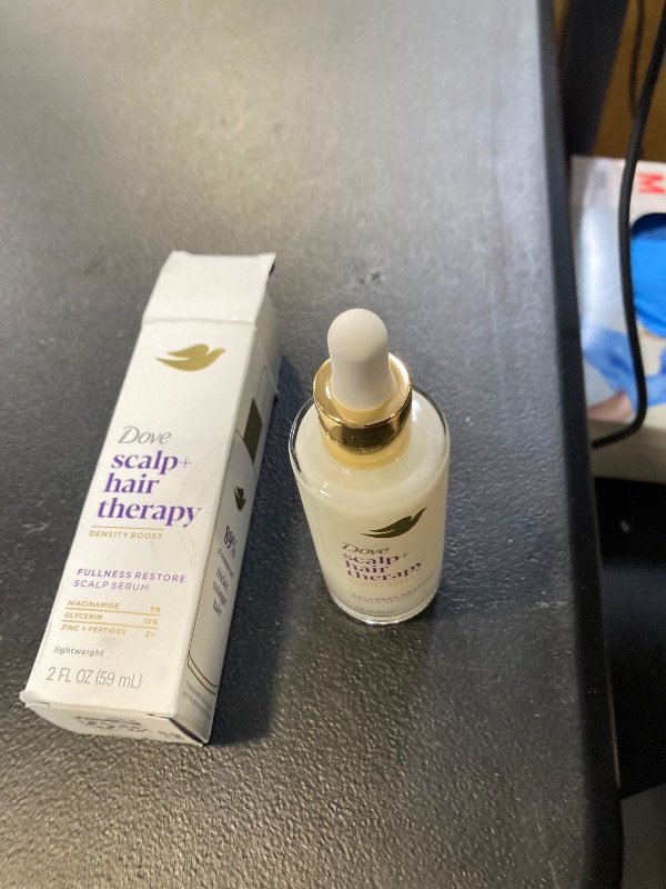 Photo 1 of Dove Scalp + Hair Therapy Density Boost Serum Fullness Restore Visibly Thicker Hair In As Soon As 30 Days, Hydrating & Fast-Absorbing, Instantly Relieves Dry Scalp 2 Fl oz