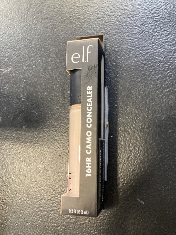 Photo 1 of e.l.f. 16HR Camo Concealer, Full Coverage, Highly Pigmented Concealer With Matte Finish, Crease-proof, Vegan & Cruelty-Free, Light Peach, 0.203 Fl Oz