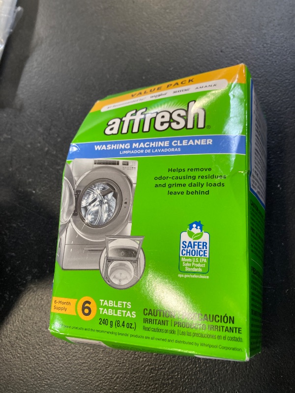 Photo 1 of Affresh Washing Machine Cleaner, Cleans Front Load and Top Load Washers, Including HE, 6 Tablets