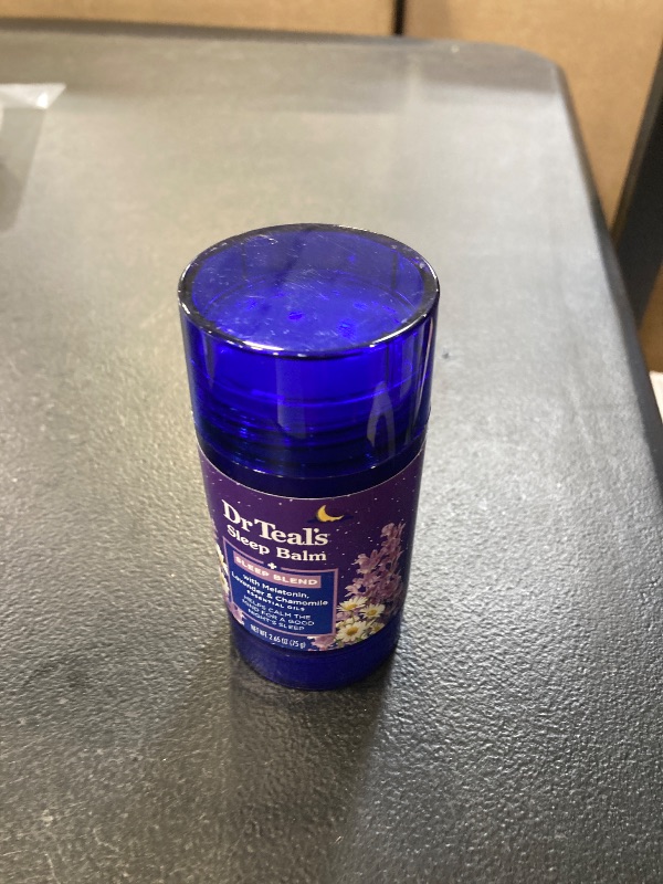 Photo 1 of Dr Teal's Sleep Body Balm with Melatonin, Lavender & Chamomile Essential Oils, 2.5oz