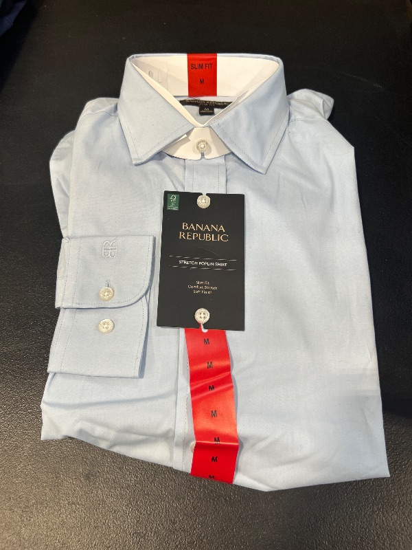 Photo 1 of Mens Slim Fit size Medium Banana Republic Front Button Shirt 