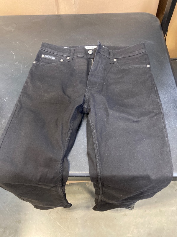 Photo 1 of Calvin Klein Jeans Black Slim Straight Fit size W32xL32