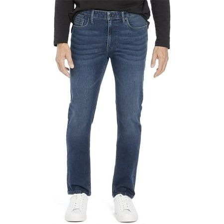 Photo 1 of Kenneth Cole Men S Straight Fit Stretch Denim Jeans (Blue 36x32)
