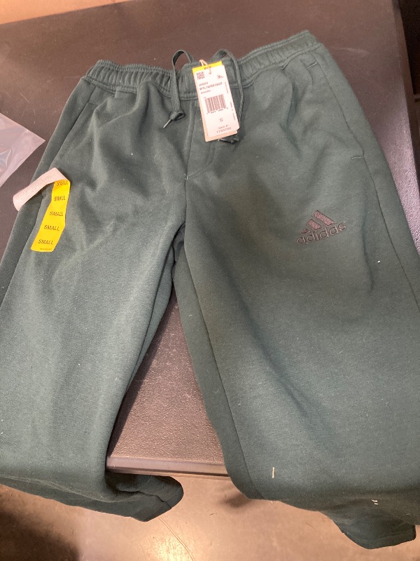 Photo 1 of adidas Men’s Regular Fit Zippered Ankle Openings Jogger - Green (Shagrn), Small