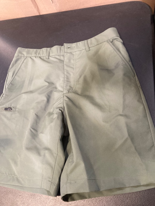 Photo 1 of Gerry Men’s Elastic Waistband UPF 30+ Tech Short (Green, 32)