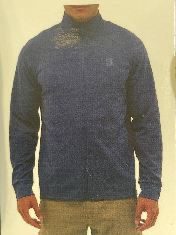 Photo 1 of Bench Men's Urbanwear Moisture Wicking Full Zip Knit Jacket, Blue, Size XL