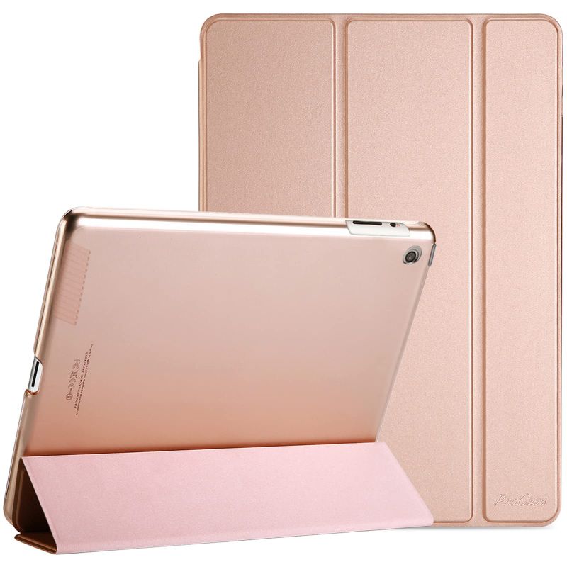 Photo 1 of ProCase for iPad 2012/2011 2nd 3rd 4th Generation Case (Old Model), Smart Cover for iPad 2/iPad 3 /iPad 4 –Rosegold
